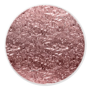 Rose Gold Flytande Krom Metallisk Chic Glam Knopp