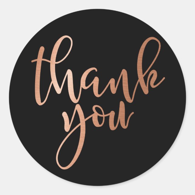 Rose Gold Folie , tack, Klistermärke (Framsida)