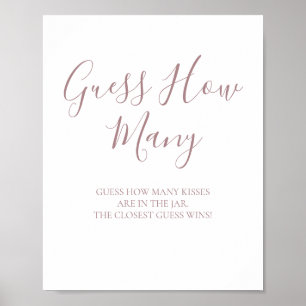 Rose Gold Gissa Puss-leken skylt