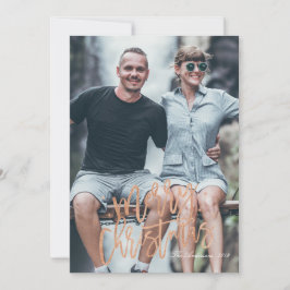 Rose Gold Glädje II Julkort