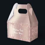 Rose Gold Glitter Anpassad text din namnruta Presentaskar<br><div class="desc">Presentrutor med Gnistran Ro Guld Glitter driver Anpassningsbar Text Rosa Modern - Lägg till din unika text eller Ta bort text - Gör din Speciella gåva eller favoritruta - Ändra storlek och flytta eller ta bort och lägg till text/inslag med Anpassning verktyg. Utformning efter MIGNED. Välj typsnitt / storlek /...</div>