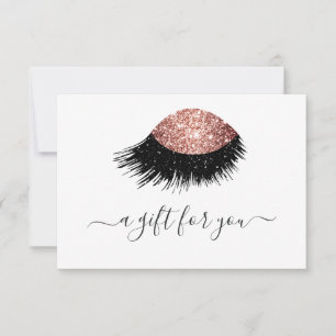 Rose Gold Glitter Eye Presentkort