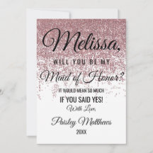 Rose Gold Glitter Gnistrar Vit Brudtärna