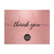 Rose Gold glitter Liten företags kund