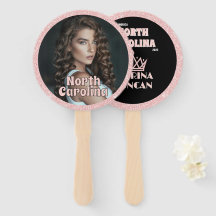 Rose Gold Glitz Skönhetstävling Fläktvåg 10-pack