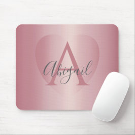 Rose Gold Heart Monogram Musmatta