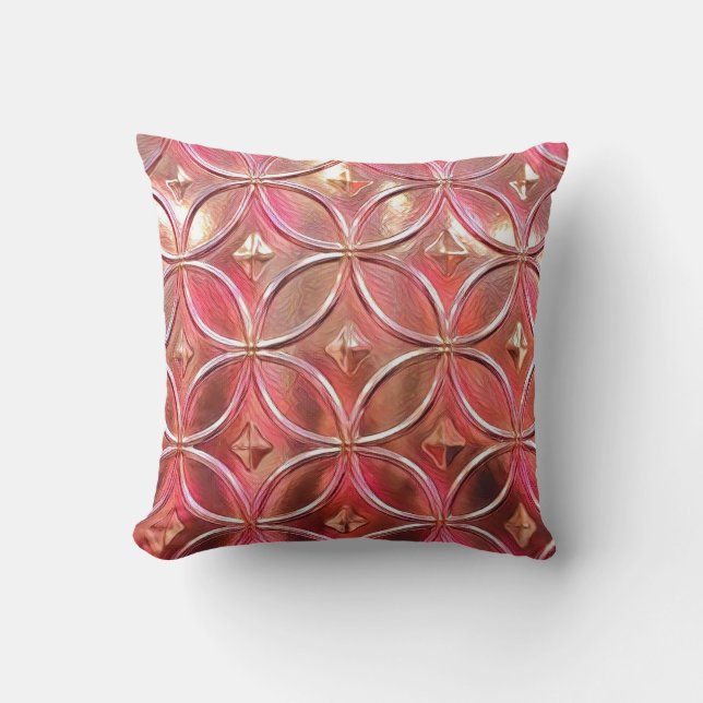 Rose Gold Kastar Kudd Kudde (Framsida)