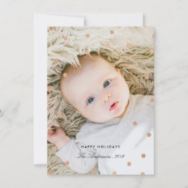 Rose Gold Konfetti III Julkort