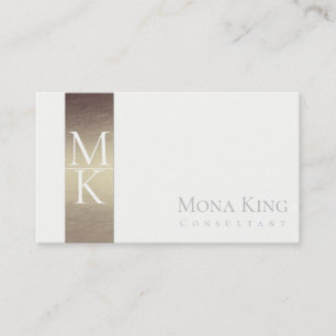 Rose Gold & Kräm Minimalist Visitkort