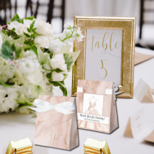 Rose Gold Marmor Bröllop & Quinceañera Personlig A