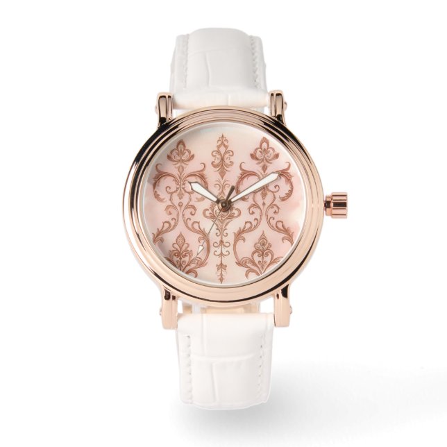 Rose Gold Mozaik, Classic, Kvinnor eWatch Ur Armbandsur (Framsida)