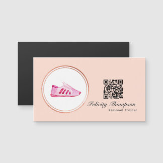 Rose Gold och Blush Rosa Personlig Tränare QR-kod