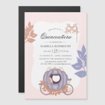 Rose Gold och Lilac Glitter Prinsessa Quinceañera