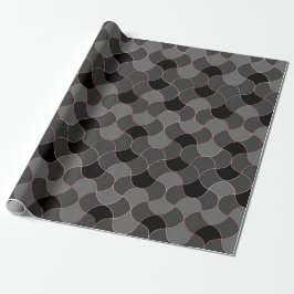 Rose Gold och Svart Presentpapper