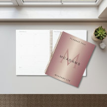 Rose Gold Personlig Affärsplanbok