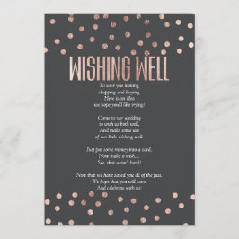 Rose Gold Prickiga Kol Prut Svarta Önskebrunn Inbjudningar