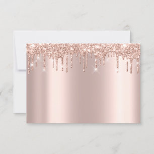 Rose Gold Puder Glitter Spark OSA Kort