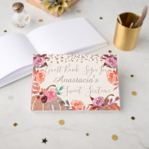 Rose Gold Pumpkin Sweet 16 eller anpassad Boho