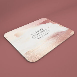 Rose Gold Rodnad Modern Feminint Litet Företag Musmatta