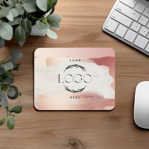 Rose Gold Rodnad Modern Feminint Litet Företag Musmatta