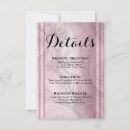 Rose Gold RSVP-kort OSA Kort