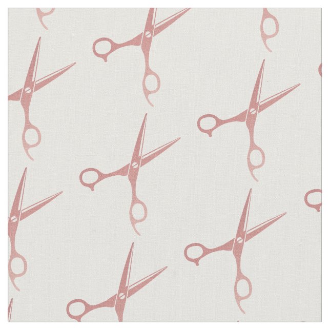Rose Gold Salong Sax Frisör Tyg (Närbild)
