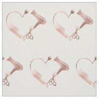 Rose Gold Sax Hårstylist Salong Mönster
