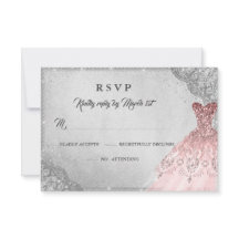 Rose Gold Silver Diamant Glitter Klänning RSVP