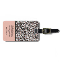 Rose Gold Svart Leopardtryck Blush RosaTrendigt