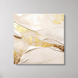 Rose Gold Texturerad Gips Abstrakt Canvastryck