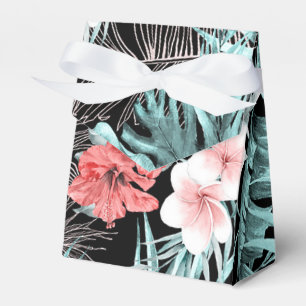 Rose Gold Tropisk Elegant Botanisk Aloha Luau Presentaskar