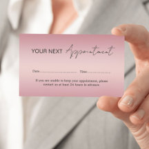 Rose Gold Utnämningskort 