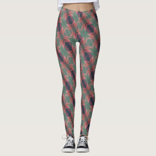 Rose Green Eye of God konst av EelKat Wendy C Alle Leggings