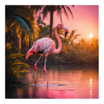 Rosé Guld Flamingo Serenitet