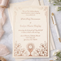 Rose Guld Kalk Kommunion Elegans