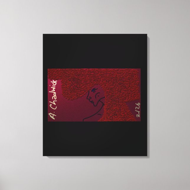 Rose-Haired Beauty  Canvastryck (Framsida)