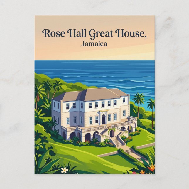 Rose Hall Great House Jamaica Vykort (Framsida)
