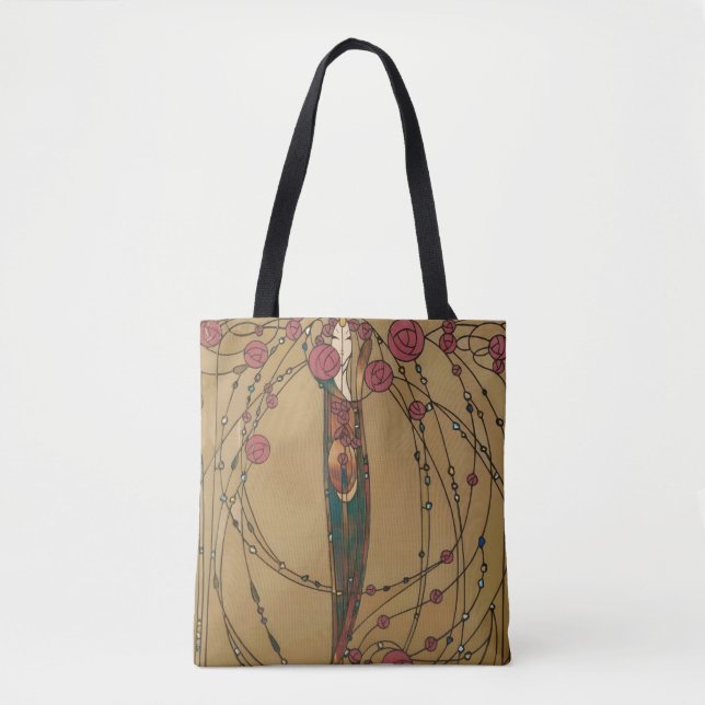 Rose House av Margaret MacDonald MacKintosh  Tygkasse (Framsida)