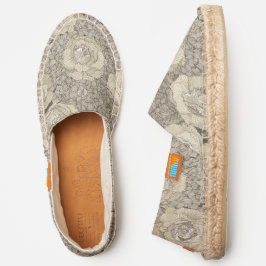 rose hydrangea floral cream tea leather