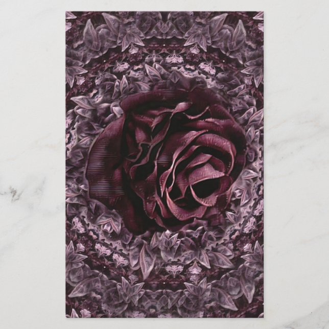 Rose Mandala  Brevpapper (Framsida)