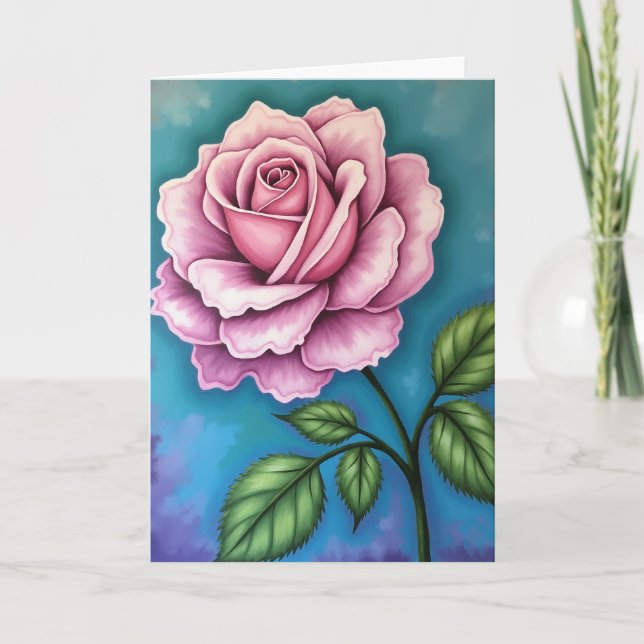 Rose Mothers Day Art Card Kort (Framsida)