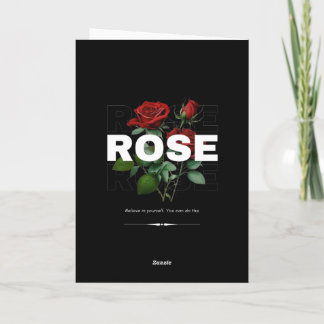 Rose Motivation Card Program