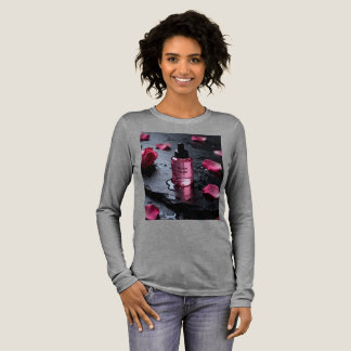 Rose Noir Lyx Hudvård Estetisk Långärmad T- T Shirt