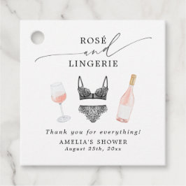 Rosé och Lingerie Bröllopsfest Gåvor Etiketter