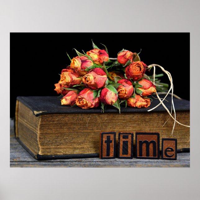 rose on old book poster (Framsidan)