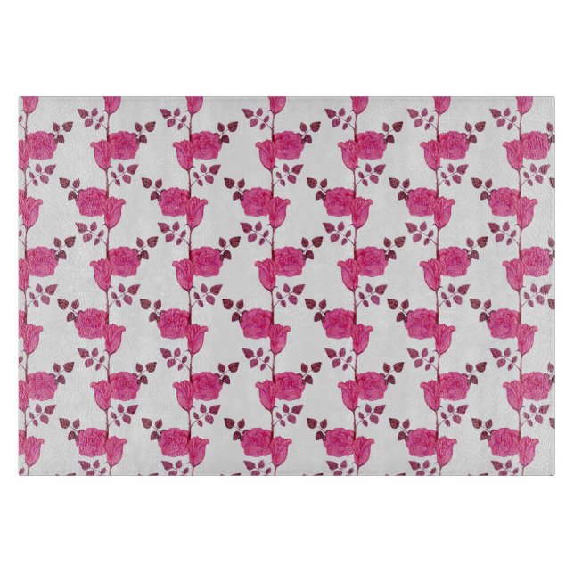 Rose on the Vine Cutting Board (Framsidan)