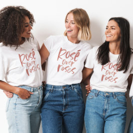 Rosé över ro anti-Valentindagen T Shirt