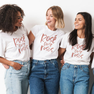 Rosé över rosor anti-Valentindagen T Shirt