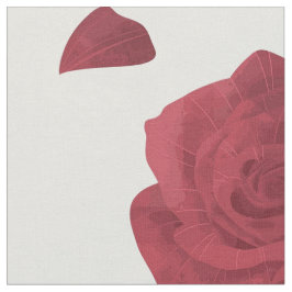 Rose Pattern Fabric Tyg