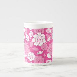 ROSE PATTERN (PINK) BENPORSLIN MUGG